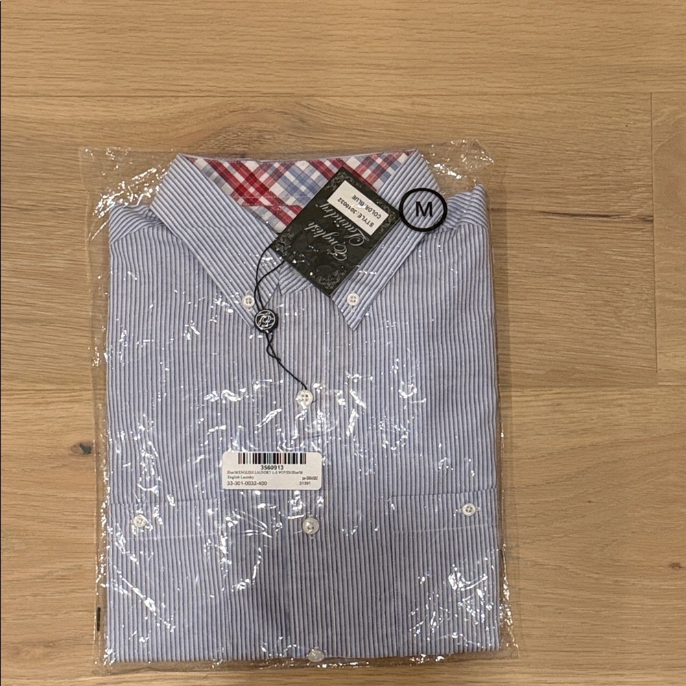 Men's Blue Striped Shirt English laundry